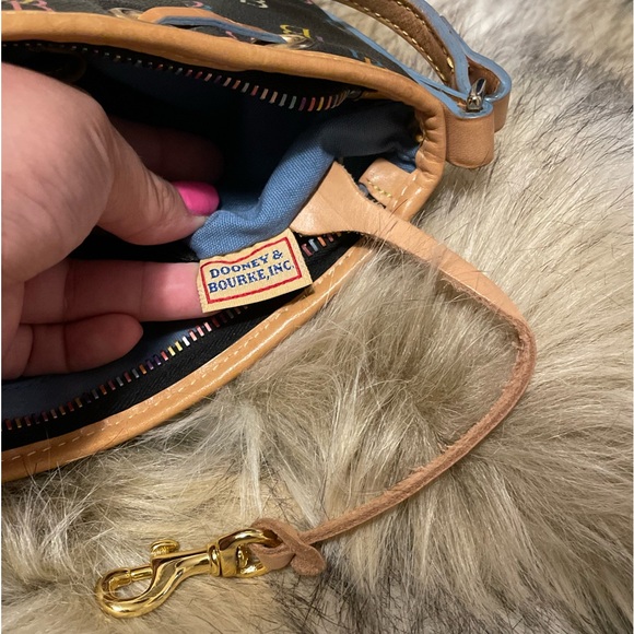 Dooney & Bourke Rainbow Monogram & Zipper Shoulder Bag with Charm - Picture 7 of 11